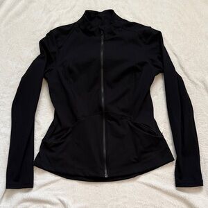 Elegant Women's Black Full-Zip Jacket